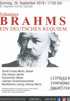 Johannes Brahms Ein deutsches Requiem Kammerchor Böhlen - Singen im Südraum Leipzig