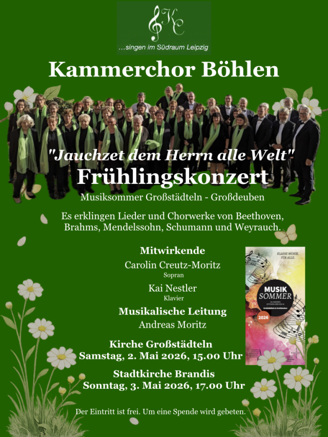 Kammerchor Böhlen Frühlingskonzert