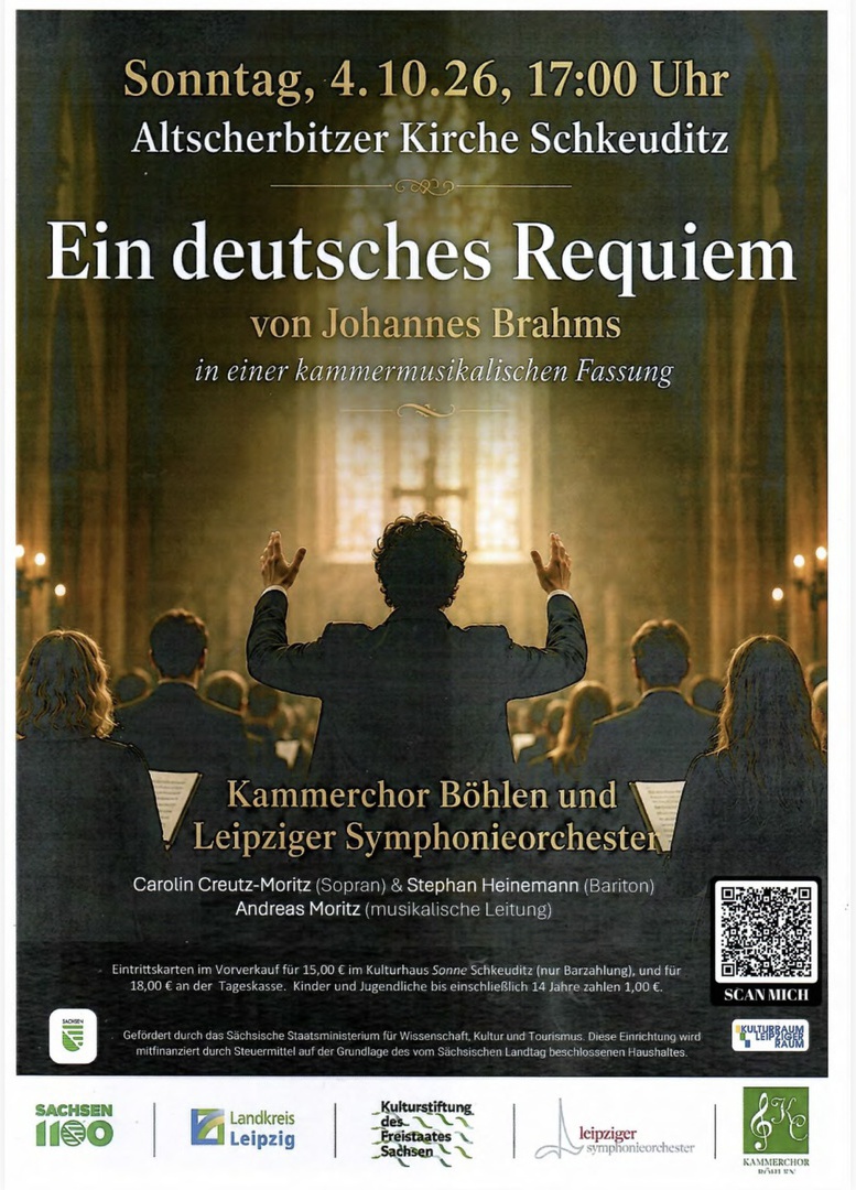 Kammerchor Böhlen Brahms Ein deutsches Requiem